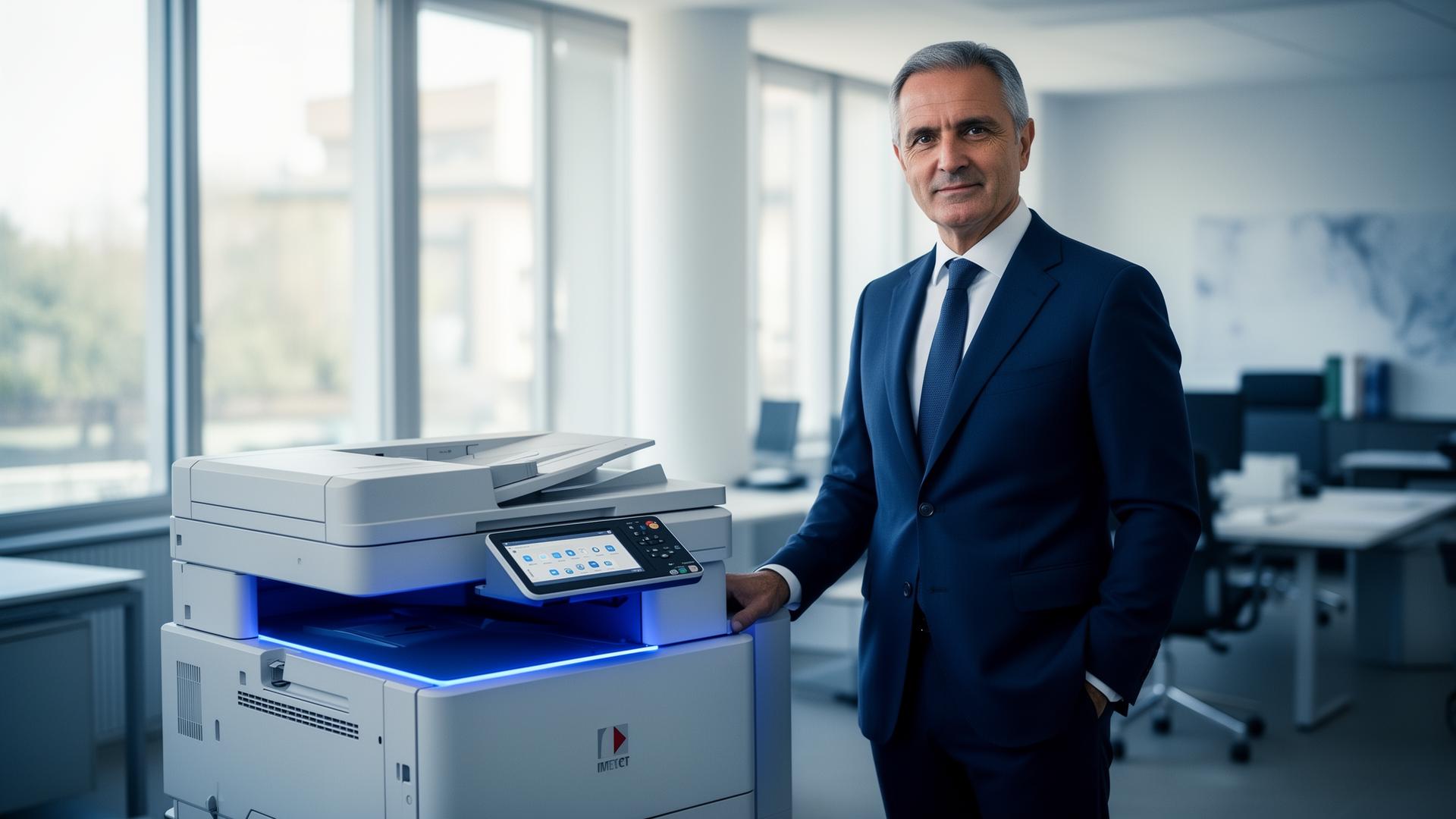 Una multifunzione professionale in un ufficio: la scelta si fa sul giorno peggiore dell'anno, non sulla media